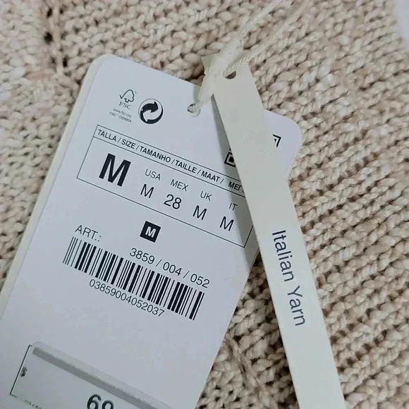 Zara Cropped Italian Yarn Pants - Picture 6 of 9